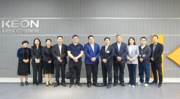 嵊州市政協副主席裘慶軍一行蒞臨科恩參觀指導！